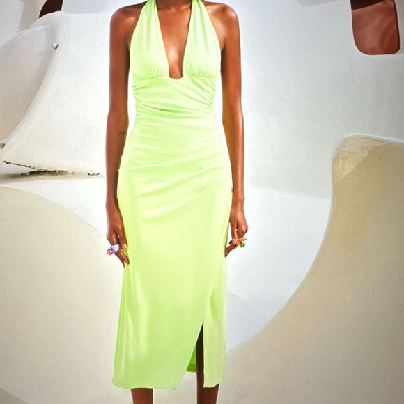 Zara neon summer dress - Picture 1 of 1
